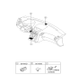 Diagram for 2010 Hyundai Genesis Coupe Ignition Switch - 95450-2M100