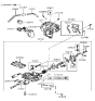 Diagram for 1992 Hyundai Excel Throttle Body Gasket - 32178-21601