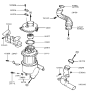 Diagram for Hyundai Excel Air Duct - 28138-24500