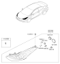 Diagram for Hyundai Elantra Headlight - 92101-3X050