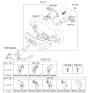 Diagram for 2014 Hyundai Elantra Cruise Control Switch - 96700-3X700-RY