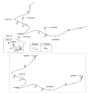 Diagram for 2013 Hyundai Elantra Parking Brake Cable - 59770-3X000