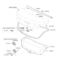 Diagram for Hyundai Elantra Tailgate Lock - 81230-3X000