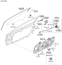 Diagram for 2015 Hyundai Elantra Window Run - 82530-3X000