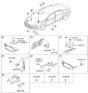 Diagram for Hyundai Elantra Air Bag Control Module - 95910-3X010