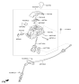 Diagram for Hyundai Elantra Shift Interlock Solenoid - 95840-3X000