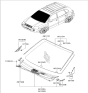 Diagram for 2004 Hyundai Tucson Windshield - 86110-2E210