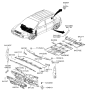 Diagram for 2004 Hyundai Tucson Dash Panels - 84120-2E100