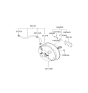 Diagram for Hyundai Brake Booster Vacuum Hose - 59130-2E300