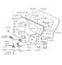 Diagram for Hyundai Tailgate Handle - 81260-2E000