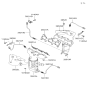 Diagram for 2010 Hyundai Elantra Exhaust Manifold Gasket - 28521-23005