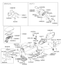Diagram for 2004 Hyundai Tucson Armrest - 84660-2E100-LM