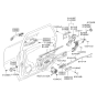 Diagram for Hyundai Tucson Door Handle - 82610-2E000-DD