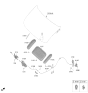 Diagram for Hyundai Ioniq 9 Hood Cable - 81190-GO100