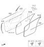 Diagram for Hyundai Ioniq 9 Door Seal - 821B0-TD000