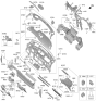 Diagram for Hyundai Ioniq 9 Glove Box - 84510-TD000-YGN
