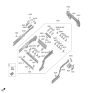 Diagram for Hyundai Ioniq 9 Rear Crossmember - 65993-GO100