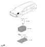 Diagram for Hyundai Ioniq 9 Battery Tray - 37150-GO000