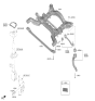 Diagram for Hyundai Ioniq 9 Front Cross-Member - 62400-GO300
