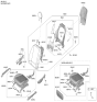 Diagram for Hyundai Ioniq 9 Seat Cushion - 88200-TD850-MLS