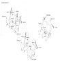 Diagram for Hyundai Ioniq 9 Seat Belt - 89850-TD000-YGU