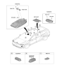 Diagram for Hyundai Ioniq 9 Dome Light - 92800-TD000-YGU