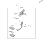 Diagram for Hyundai Ioniq 9 Brake Pedal - 32810-TD100