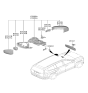 Diagram for Hyundai Ioniq 9 Car Mirror - 87620-TD090