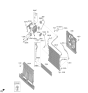 Diagram for Hyundai Ioniq 9 Radiator - 25310-DO050