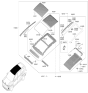 Diagram for Hyundai Ioniq 9 Sunroof - 81610-GO000