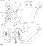 Diagram for Hyundai HVAC Pressure Switch - 97615-GO000