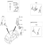 Diagram for 2014 Hyundai Veloster Ignition Switch - 81910-2V120