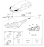 Diagram for Hyundai Veloster Headlight - 92101-2V000
