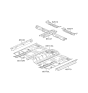 Diagram for Hyundai Veloster Floor Pan - 65120-2V010