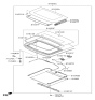 Diagram for 2013 Hyundai Veloster Sunroof - 81630-2V500