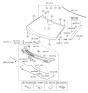 Diagram for Hyundai Veloster Windshield - 86110-2V310