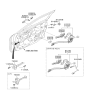 Diagram for Hyundai Door Handle - 82661-2V000