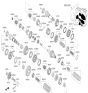 Diagram for 2017 Hyundai Veloster Transfer Case Bearing - 43219-2A000