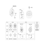 Diagram for 2020 Hyundai Elantra Spare Wheel - 52910-2T300