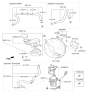 Diagram for Hyundai Brake Booster Vacuum Hose - 59130-1R100