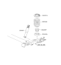 Diagram for Hyundai Veloster Shock Absorber - 55300-2V360
