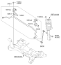 Diagram for Hyundai Veloster Sway Bar Kit - 54810-2V000