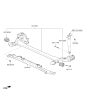 Diagram for Hyundai Elantra Axle Beam - 55100-F2500