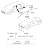 Diagram for 2020 Hyundai Elantra Emblem - 86333-F3500