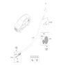 Diagram for 2016 Hyundai Elantra Fuel Door Release Cable - 81590-F2000