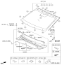 Diagram for 2018 Hyundai Elantra Windshield - 86110-F3000