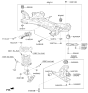 Diagram for 2020 Hyundai Elantra Engine Mount Bracket - 21950-F3300