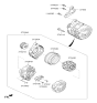 Diagram for Hyundai Voltage Regulator - 37370-2E900
