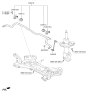 Diagram for Hyundai Elantra Sway Bar Bushing - 54813-2T000