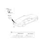 Diagram for 2019 Hyundai Genesis G80 Emblem - 86330-B1600